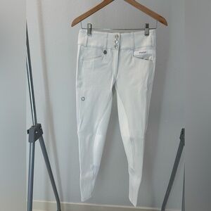 NWT Pikeur Candela Full Seat White Full Seat breech Size 26/38